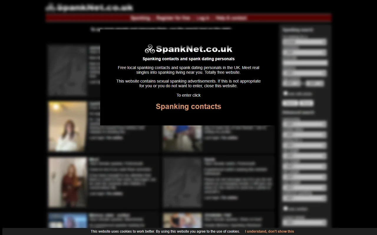 Screenshot: Spanknet Screenshot of Spanknet
